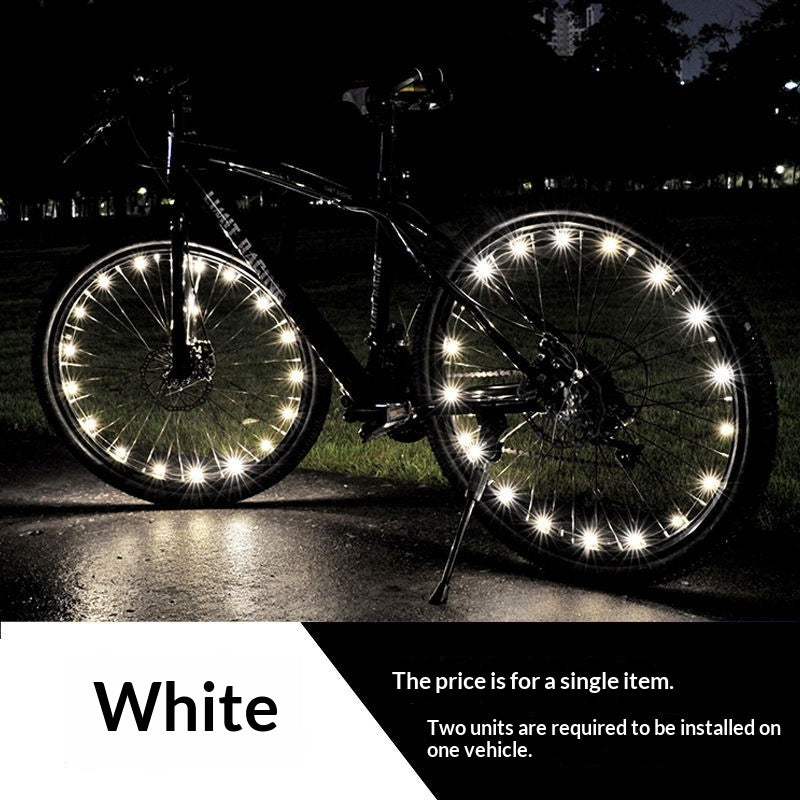 Farbige LED-Speichenlichter für Mountainbikes