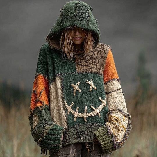 Vintage-Print Pullover