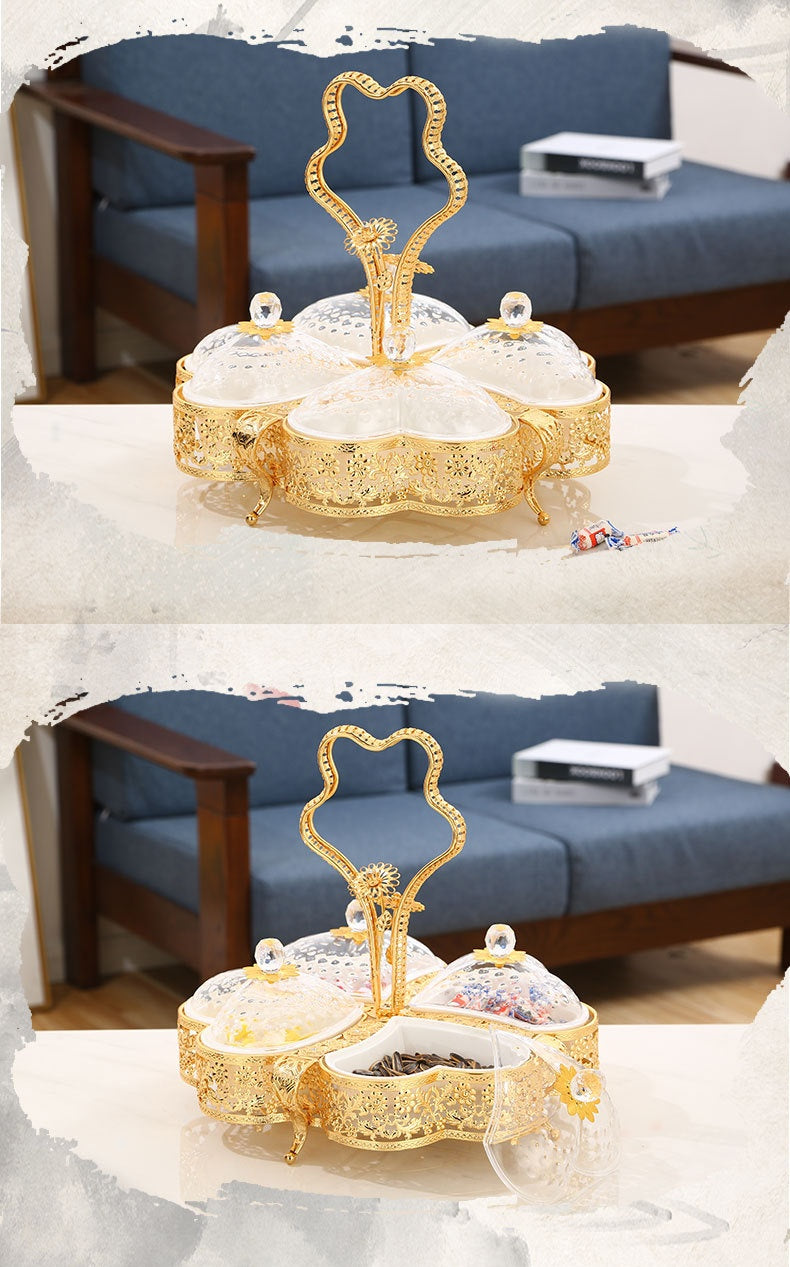 Modernes Acryl-Snack-Tablett