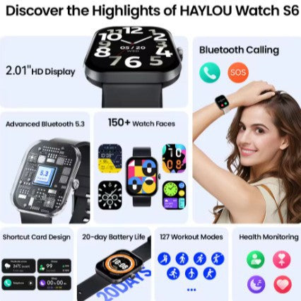 Haylou Watch S6S003 Smartwatch Silikon
