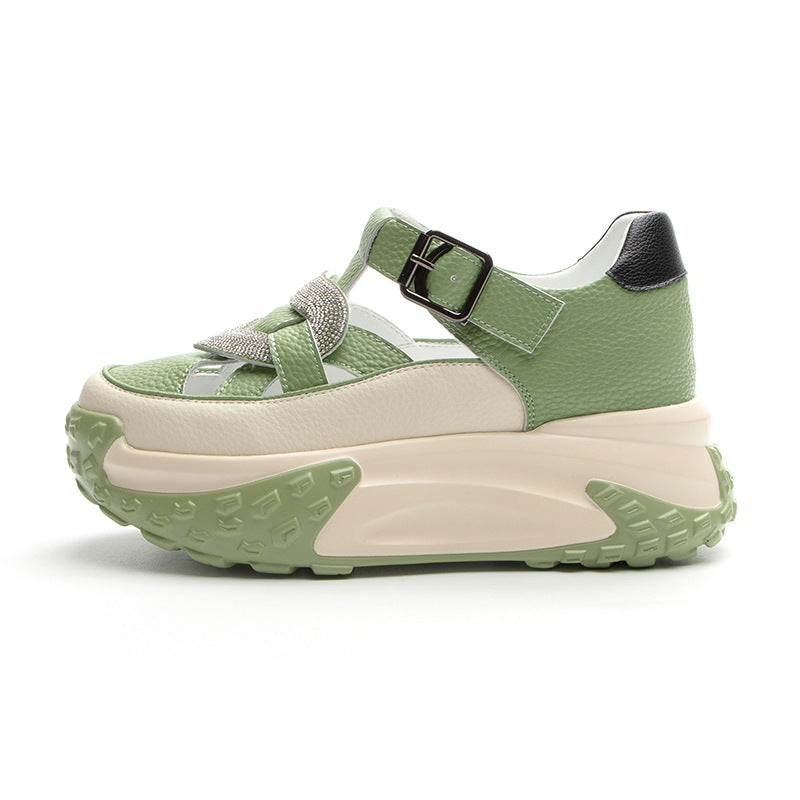 Koreanische Mode-Sneaker mit dicker Sohle