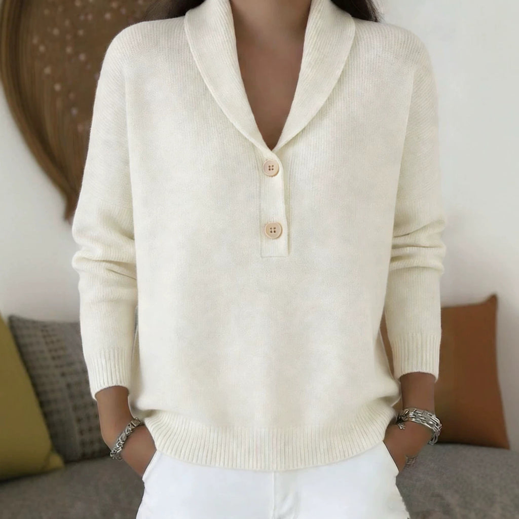 Polo-Rollkragenpullover für Damen