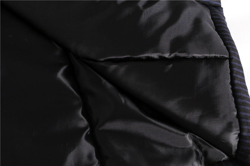 Japanischer V-Ausschnitt Quilted‑Jackett | LuxeStyle