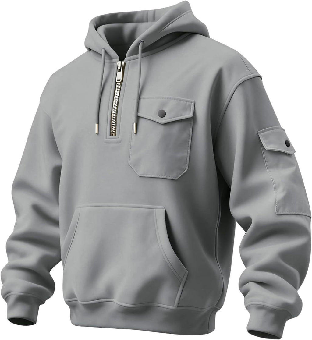 Herren Hooded Longsleeve Jacke – Bild 9 | LuxeStyle