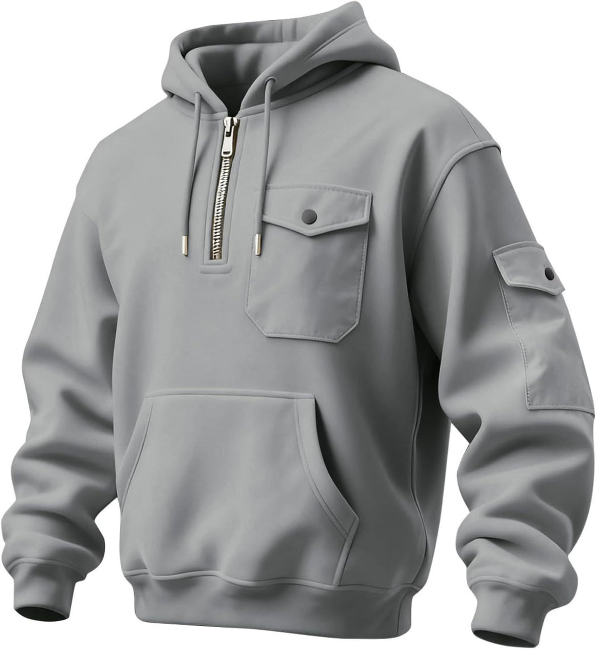 Herren Hooded Longsleeve Jacke – Bild 9 | LuxeStyle