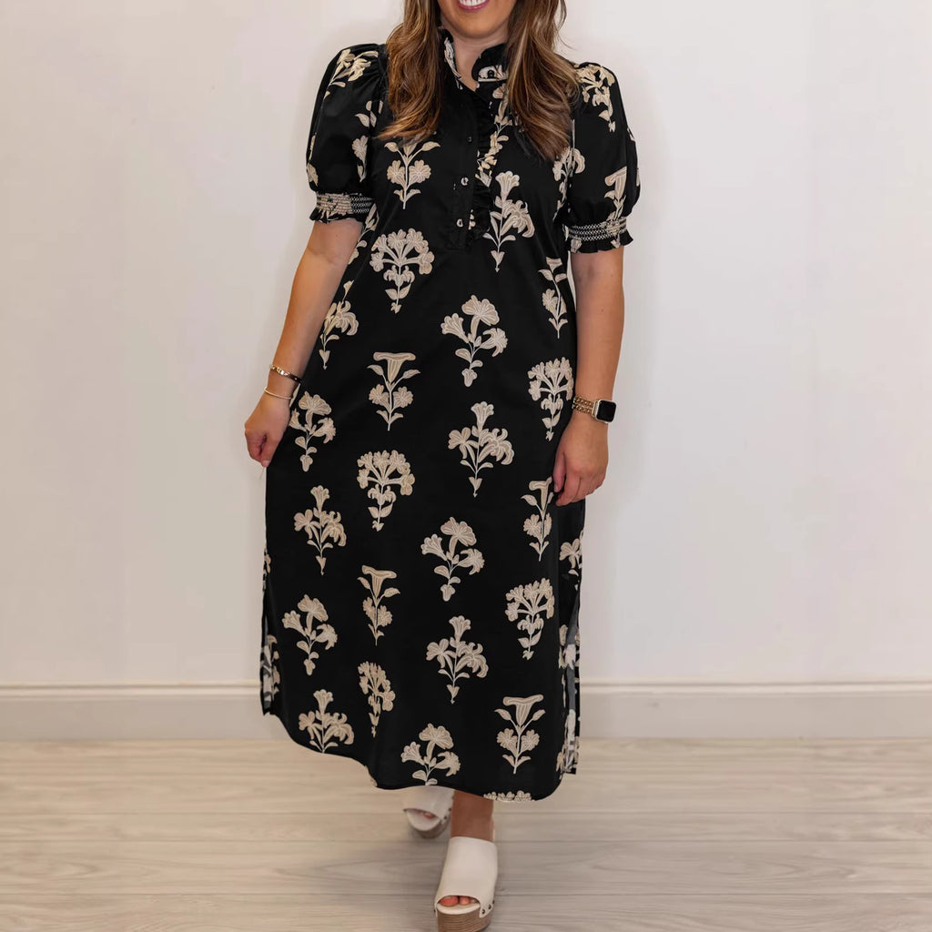 Maxikleid mit Blumenmuster