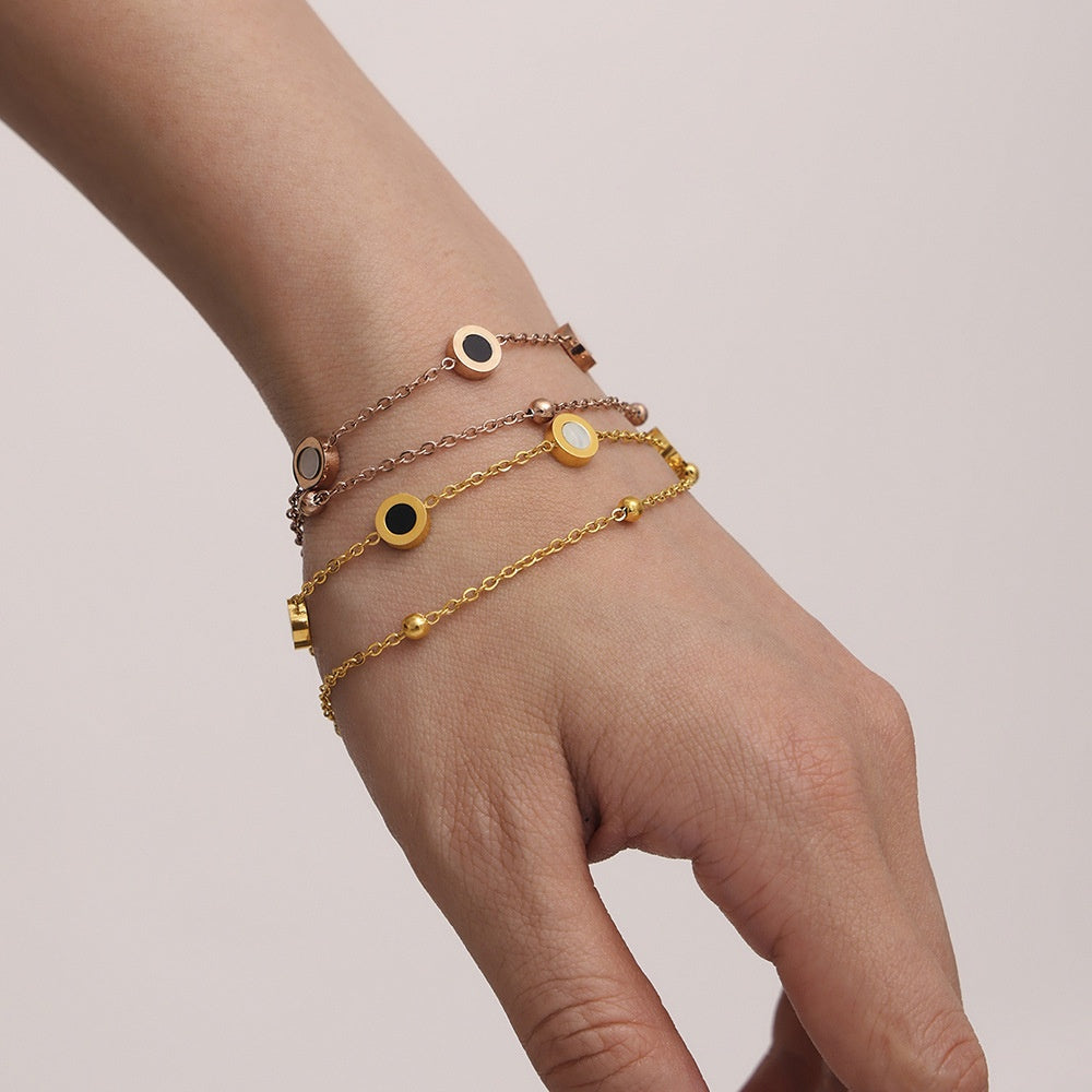 Muschel-Set: Halskette & Armband aus Edelstahl – Bild 5 | LuxeStyle