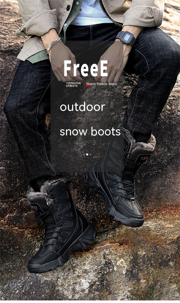 Gefütterte Winter-Boots mit Schnürung – Bild 9 | LuxeStyle