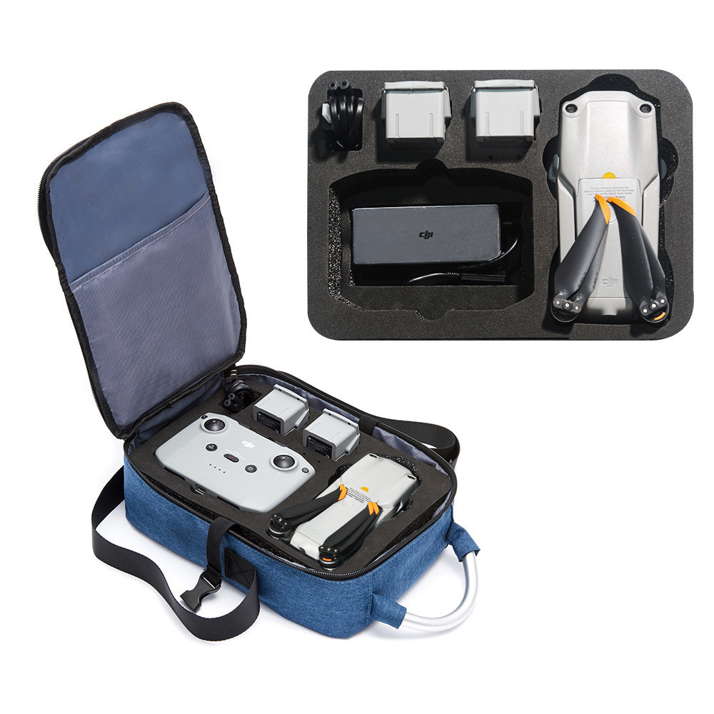 2S Drone Blue Schulter-Messenger Bag – Bild 3 | LuxeStyle