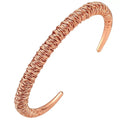 Rotkupfer-Armband, handgewebt – Bild 3 | LuxeStyle