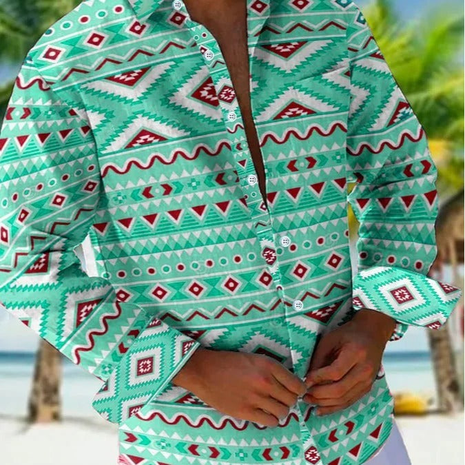 Lässiges Langarm-Shirt für Herren – Bild 7 | LuxeStyle