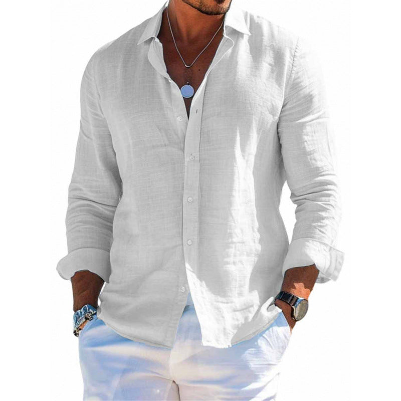 Langarm-Herren-Shirt mit lockerer Passform | LuxeStyle