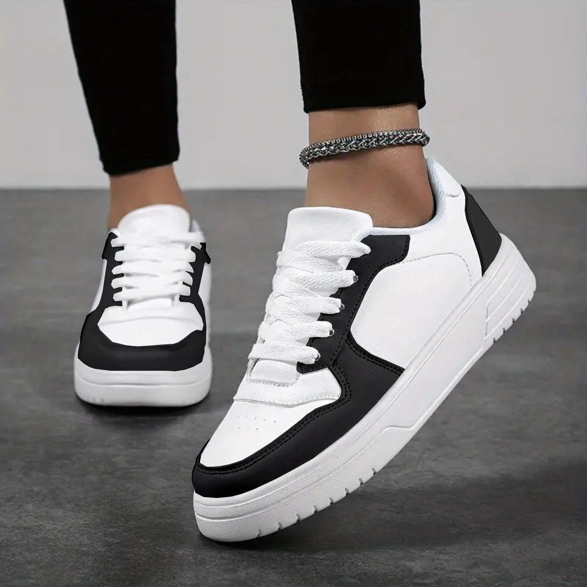 Herren Sneaker aus Lederimitat