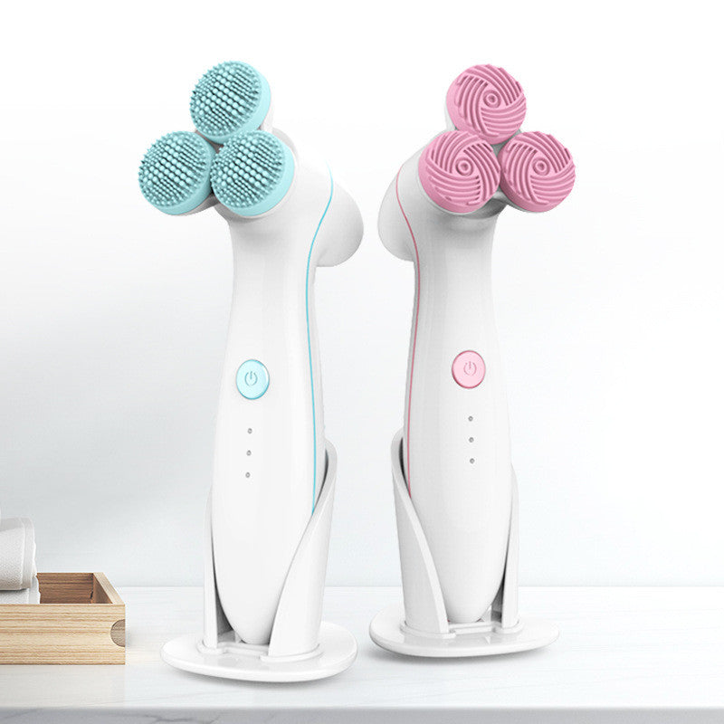 Elektrische Gesichtsreiniger mit 3D-Massage