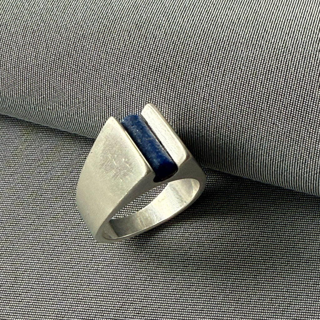 Stapelbarer Fingerring mit Edelstein-Inlay – Bild 6 | LuxeStyle