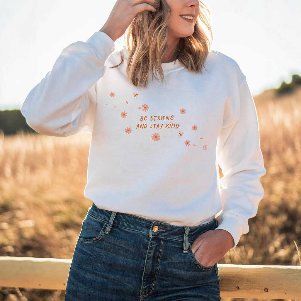 Buntes Damen Sweatshirt mit Print