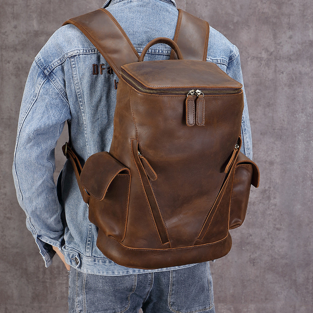 Leder-Rucksack für Freizeit und Reisen – Bild 8 | LuxeStyle