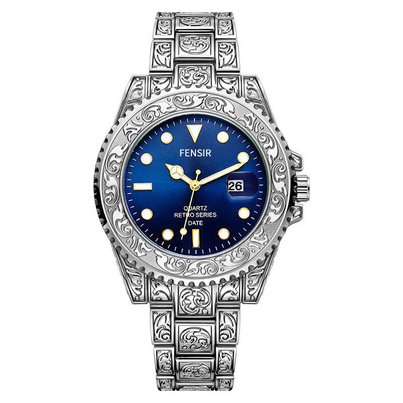 Wasserdichte Herrenuhr mit Quarzwerk – Bild 12 | LuxeStyle