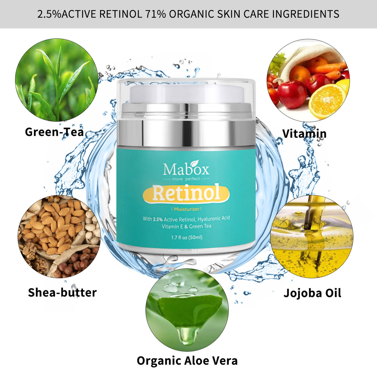 Retinol 2.5% Feuchtigkeitscreme | LuxeStyle
