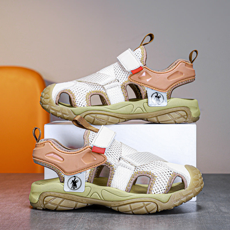 Laufsandalen mit Zehenschutz