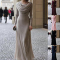 Maxi-Kleid mit Halter-Ausschnitt