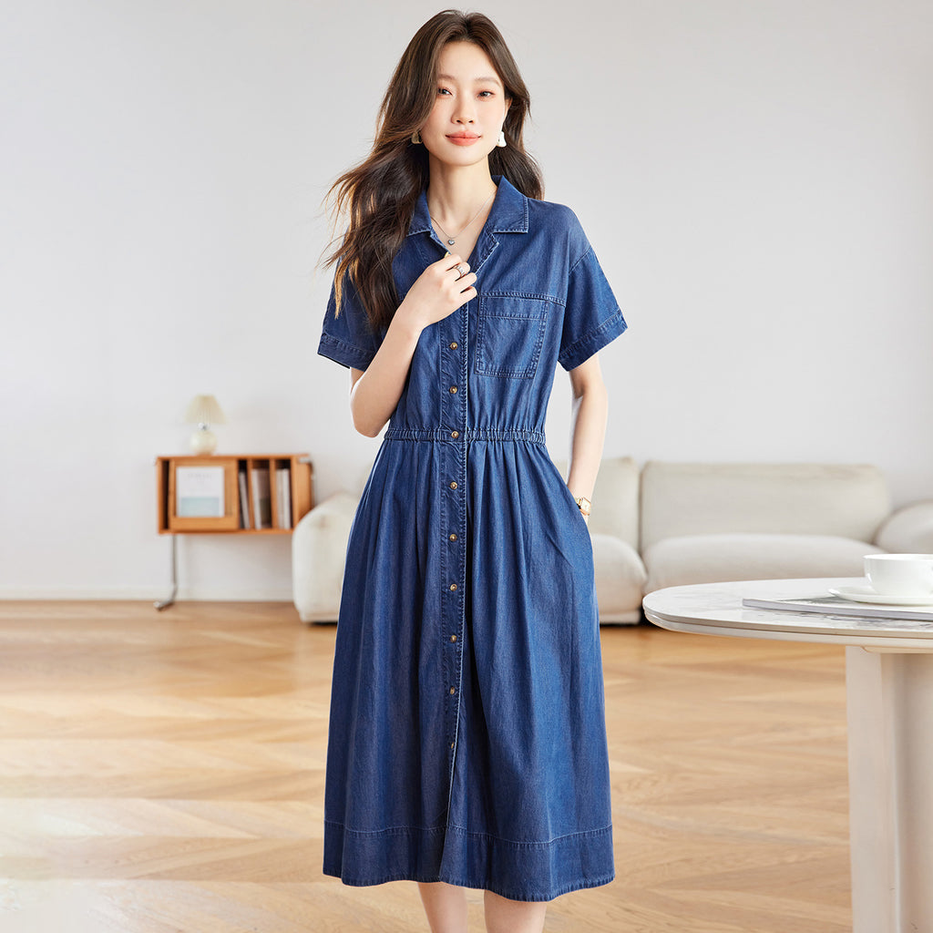 Leichtes Tencel-Kleid