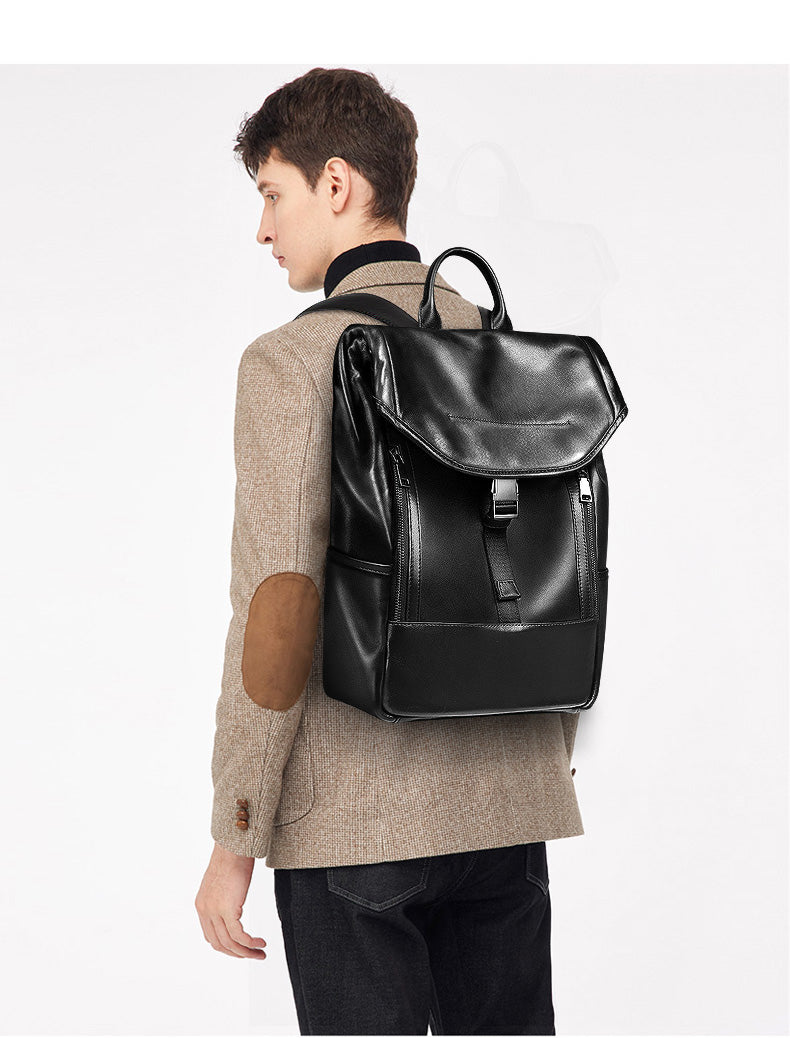 Rucksack aus Rindsleder mit grossem Fassungsvermögen | LuxeStyle