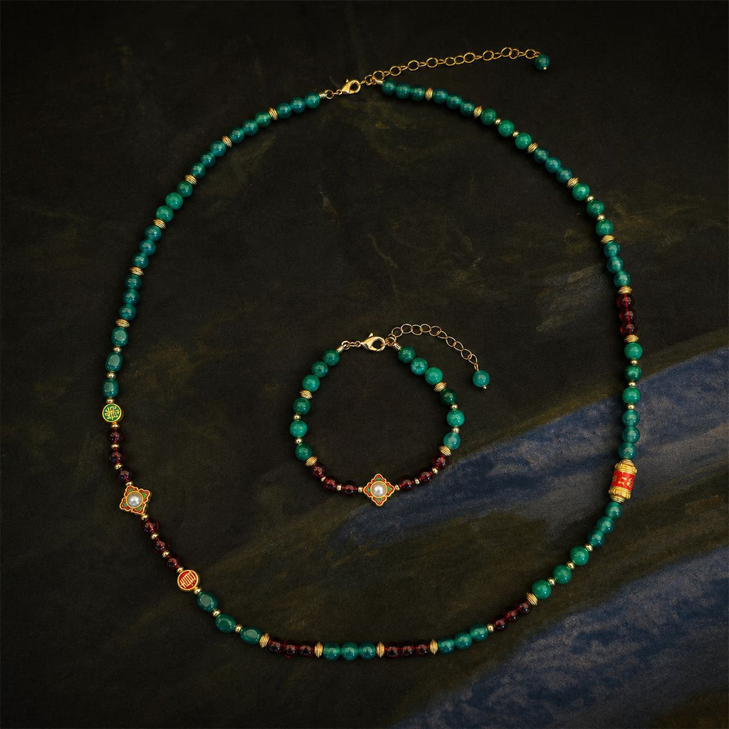Halskette & Armband Set «Sterne & Mond»