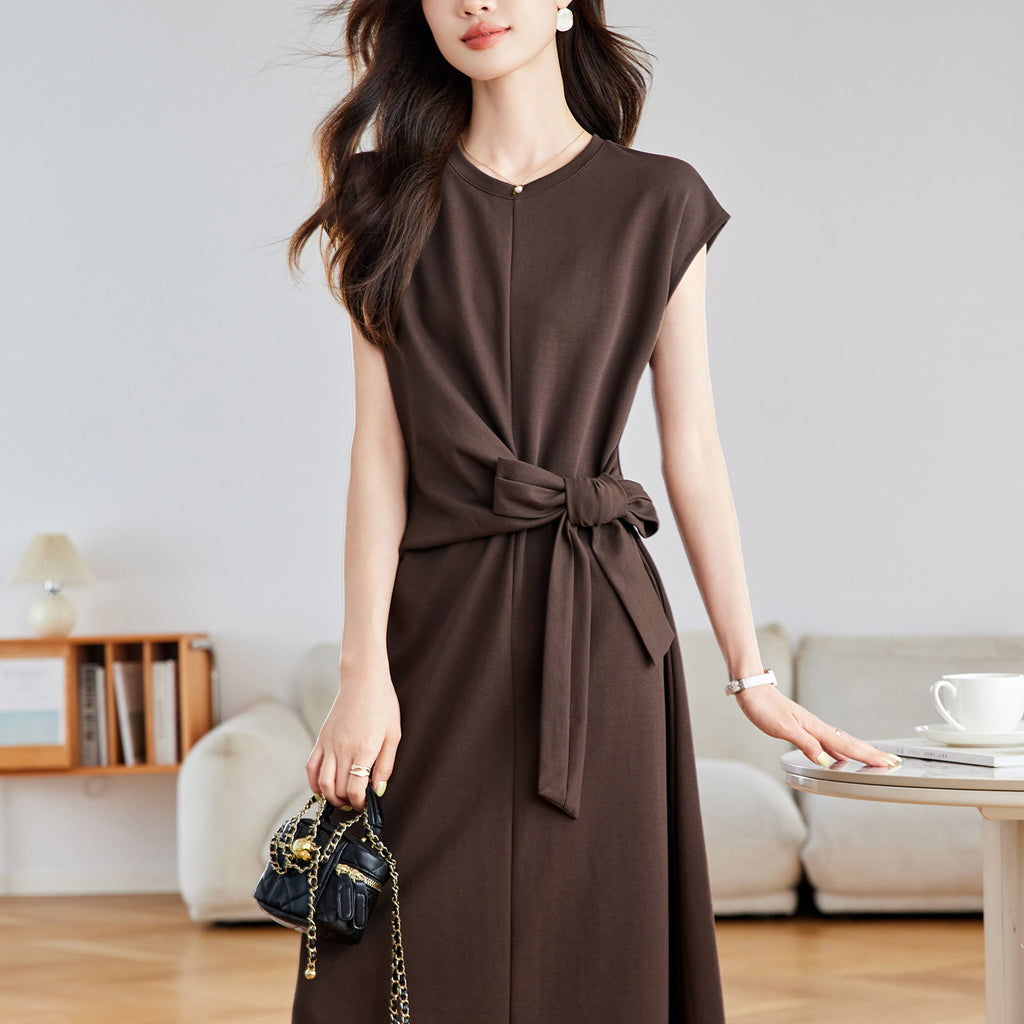Schlanke Maxi-Kleid