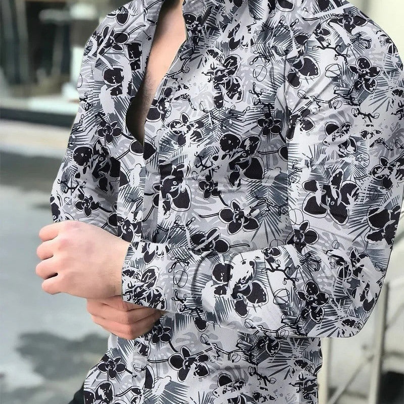 Herren Langarmshirt mit 3D-Digitaldruck – Bild 11 | LuxeStyle