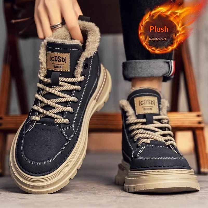 Herren Winterstiefel warm gefüttert