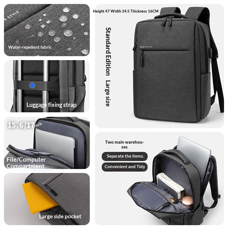 Business-Backpack mit Laptopfach – Bild 6 | LuxeStyle