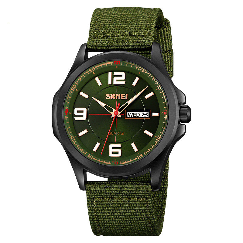 Klassische Herrenuhr, Quarz, rund, Leuchtzeiger – Bild 5 | LuxeStyle