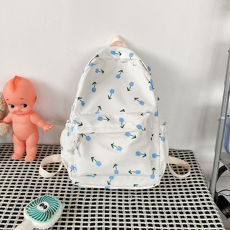 Studentenrucksack Blumenmuster – Bild 8 | LuxeStyle