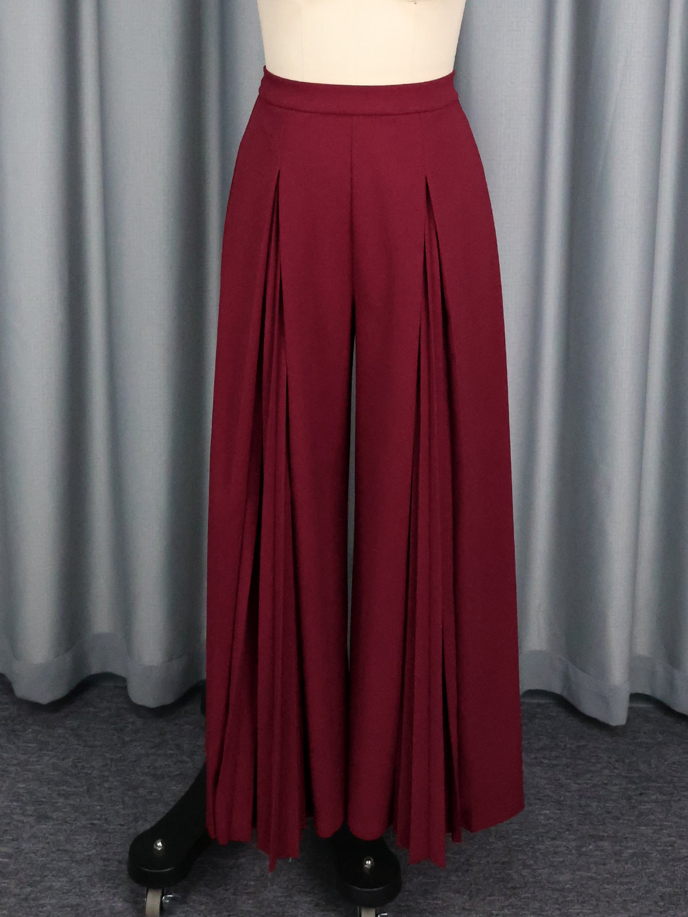 High Waist Palazzo Hose mit weitem Bein