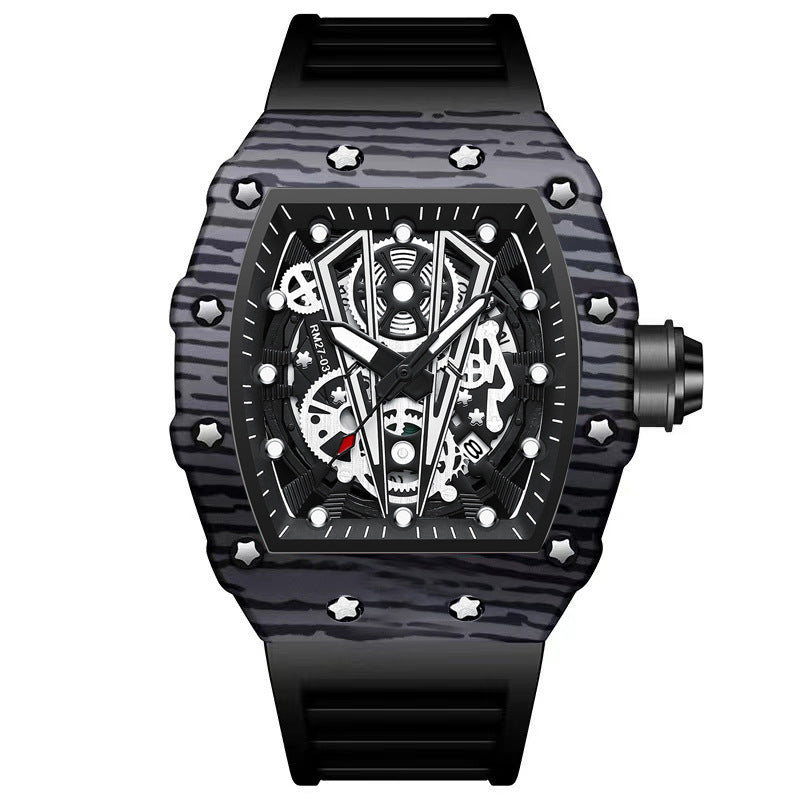 Wasserdichte Quarz-Herrenuhr im sportlichen Design – Bild 3 | LuxeStyle