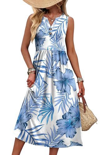 Bedrucktes A-Linien Strandkleid – Bild 17 | LuxeStyle