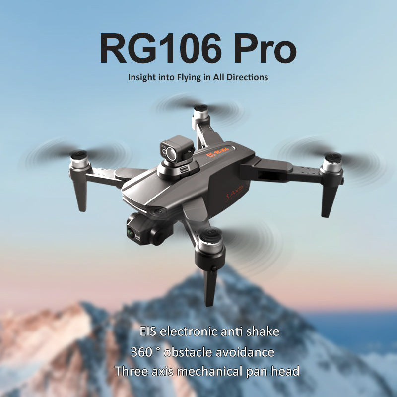 RG106PRO Drohne mit Hindernisvermeidung und 3-Achsen-PTZ-Kopf