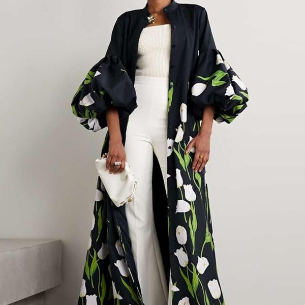 Bedrucktes Midikleid im Tie-Dye-Look – Ansicht 3
