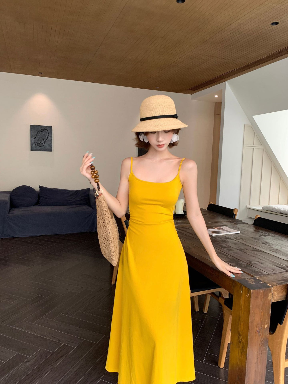 Sommerkleid mit Rückenschnürung – Bild 9 | LuxeStyle