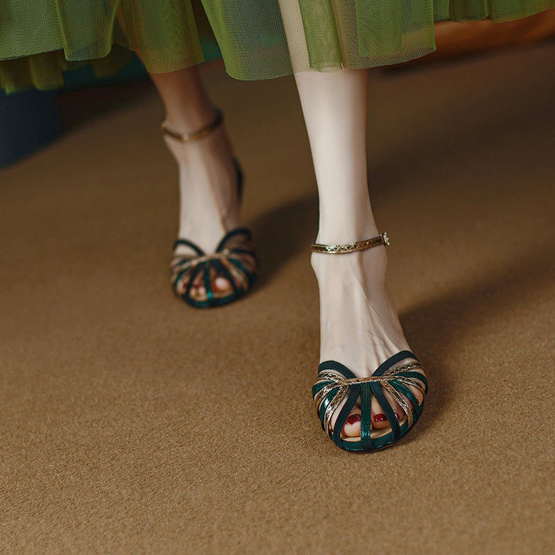 Roman Sandalen mit Rundzehen-Design – Bild 5 | LuxeStyle