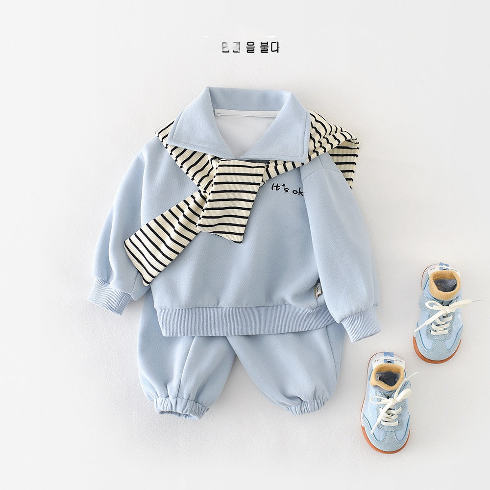 Baby Longsleeve-Set in Hellblau – Bild 3 | LuxeStyle