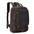 Rucksack Herren Crazy Horse Leder, grosse Kapazität – Bild 5 | LuxeStyle