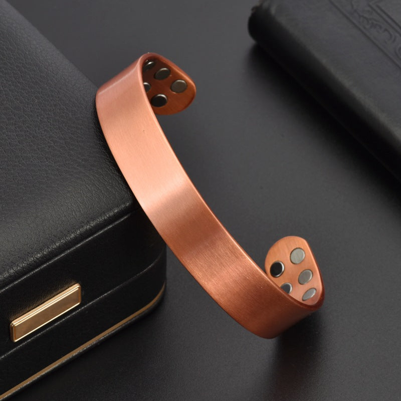 Kupfer Armreif & Ring Set mit Magneten