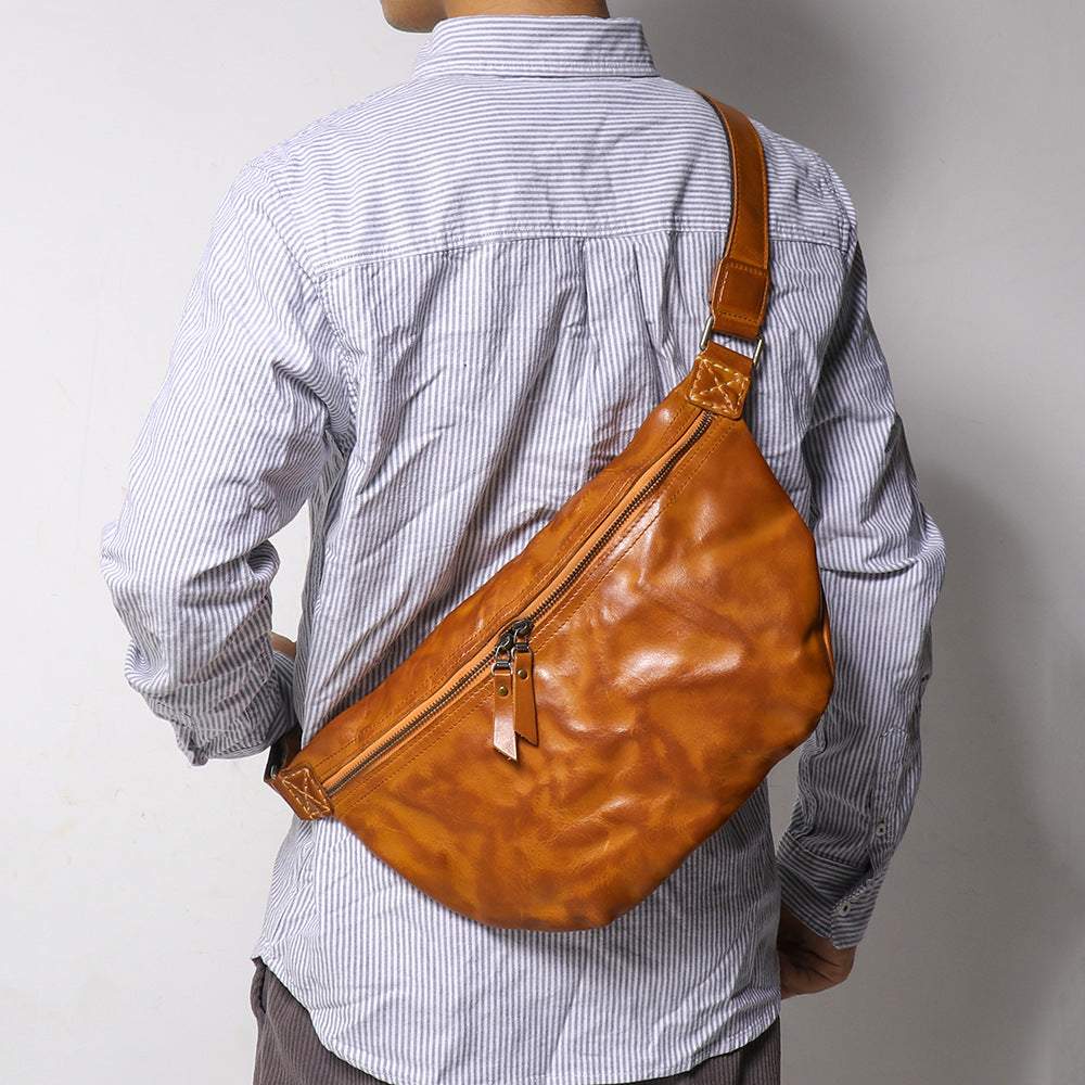 Retro Männer Crossbody Tasche mit Skullschnur – Bild 3 | LuxeStyle