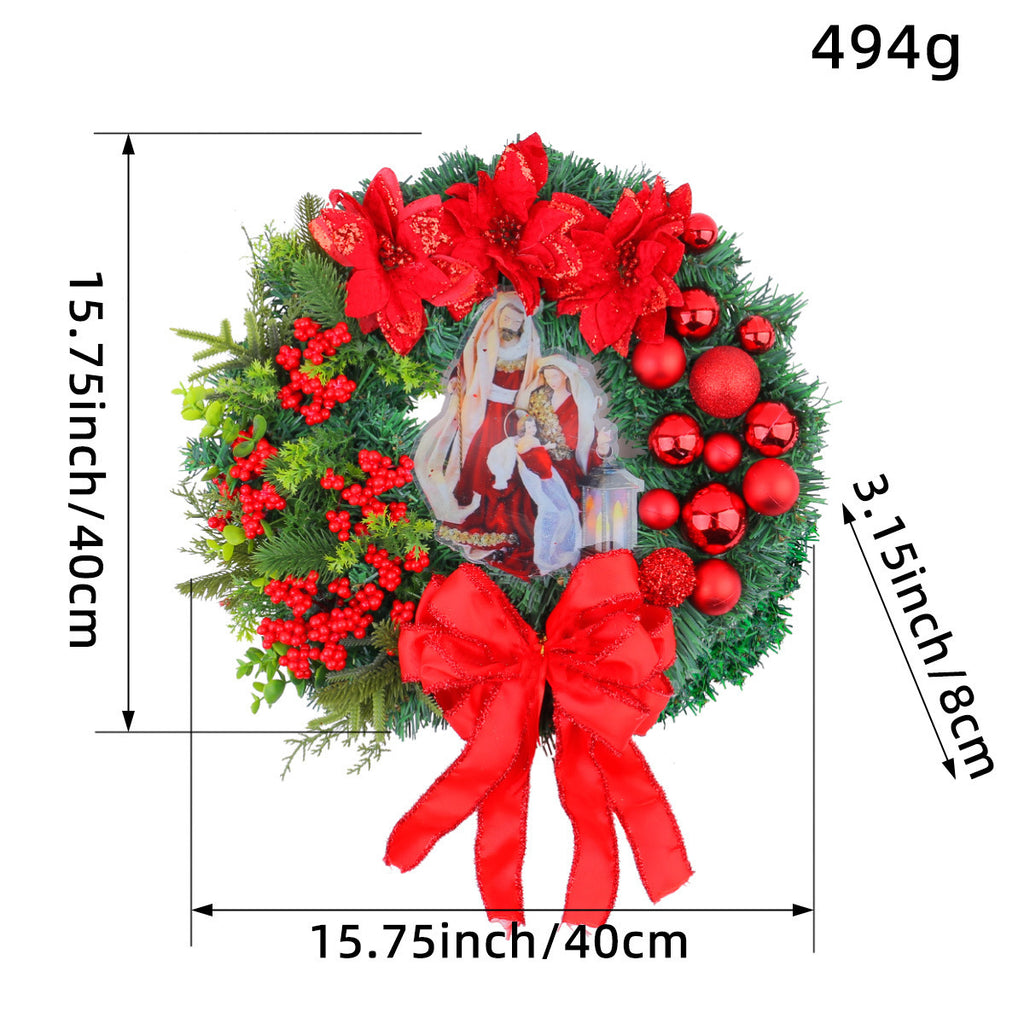 Weihnachtslichtkranz für Tür und Fenster – Bild 5 | LuxeStyle