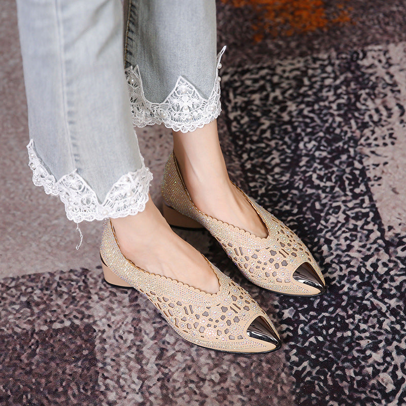 Pumps mit Mesh & Strass – Bild 9 | LuxeStyle