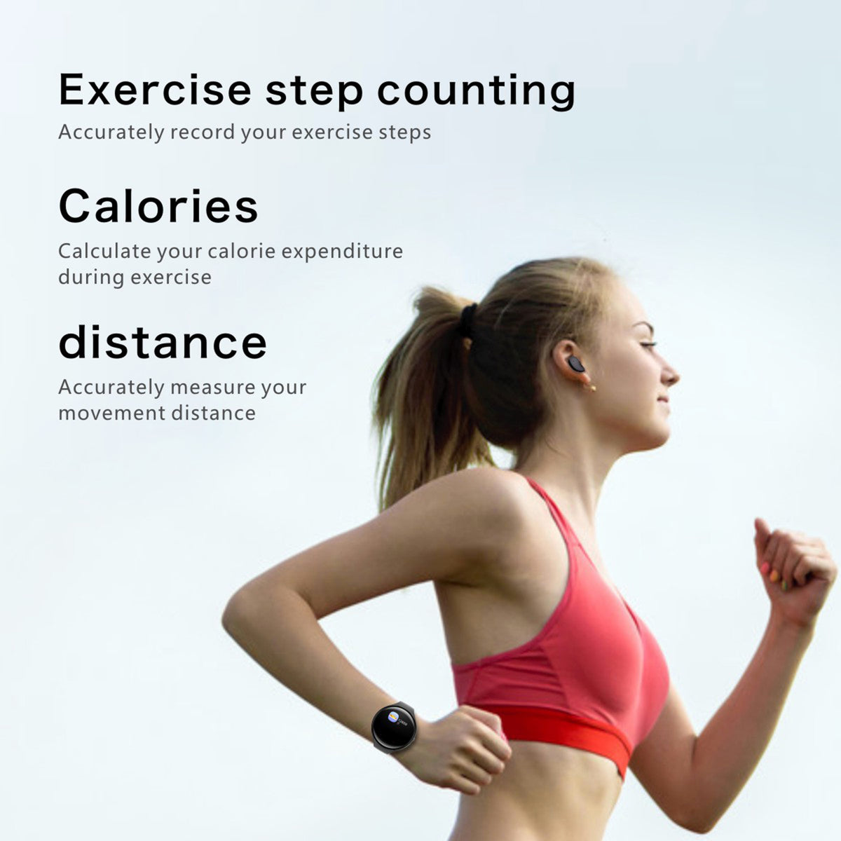 Smartes Fitness-Armband mit Bluetooth-Kopfhörer – Bild 3 | LuxeStyle