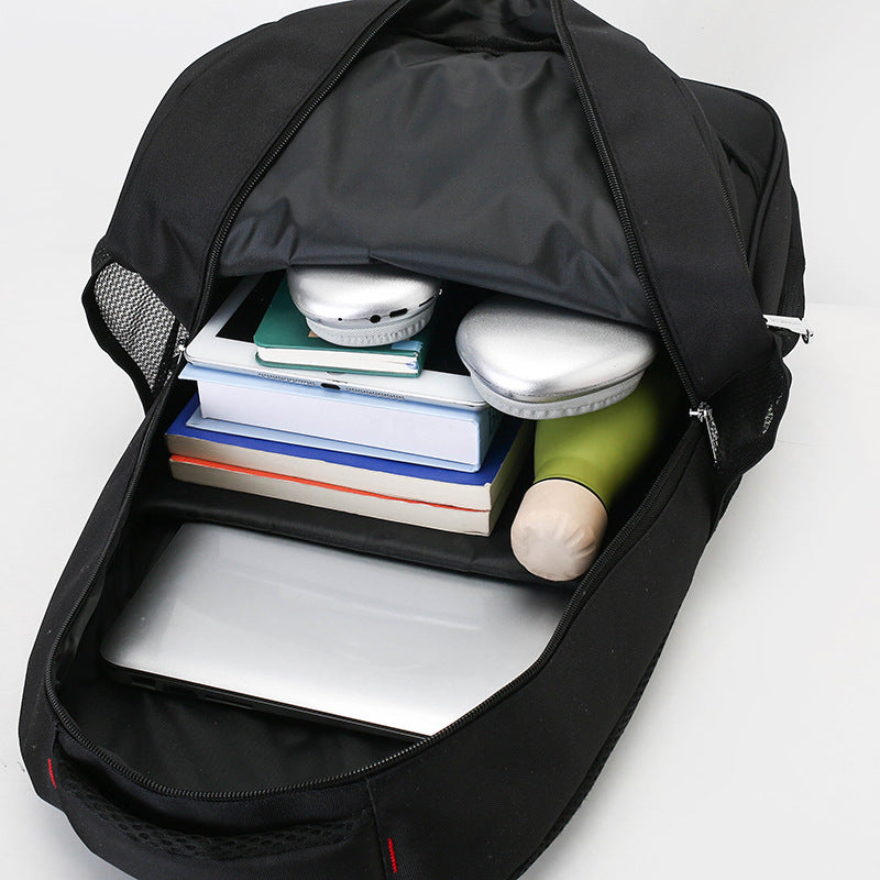 Schwarzer Outdoor-Reiserucksack, wasserdicht – Bild 7 | LuxeStyle