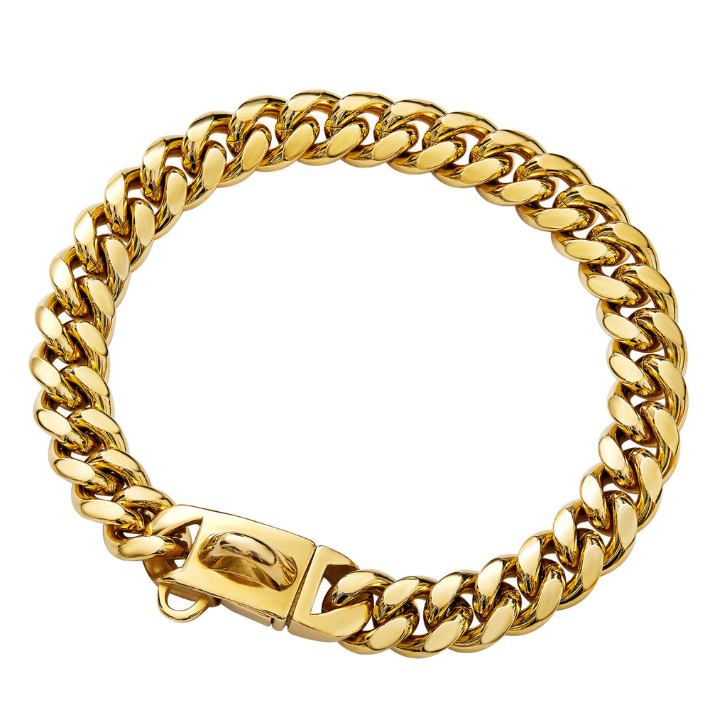 Hundehalsband Cuban Chain, Edelstahl – Bild 2 | LuxeStyle